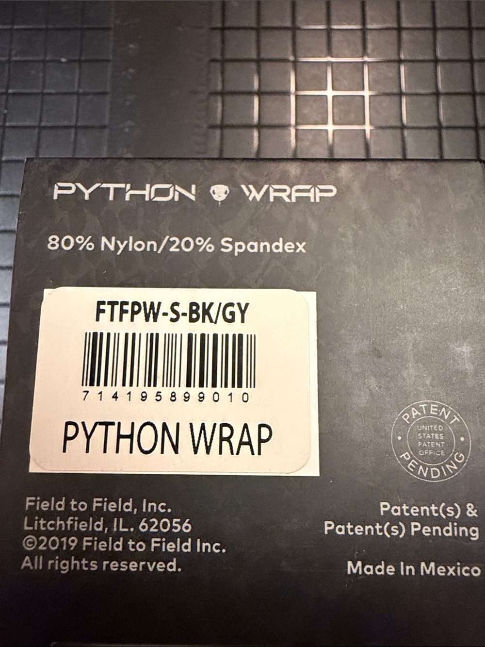 Python Wrap Performance Compression Wrap - Black - Picture 2 of 5